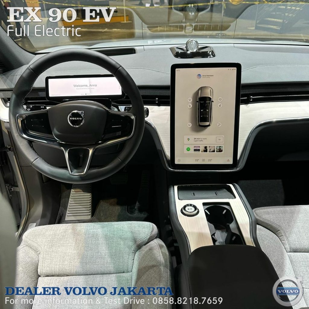 Interior Volvo EX90 EV Indonesia 2024 Beige 1