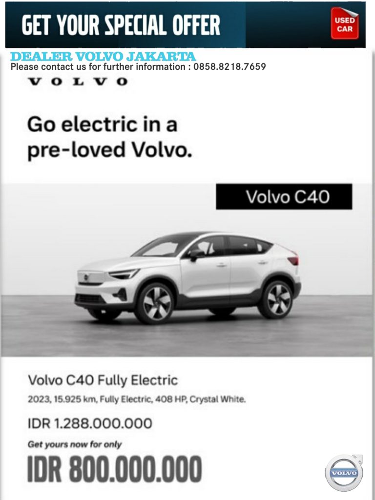 Harga Volvo C40 EV 2023 Second Bekas