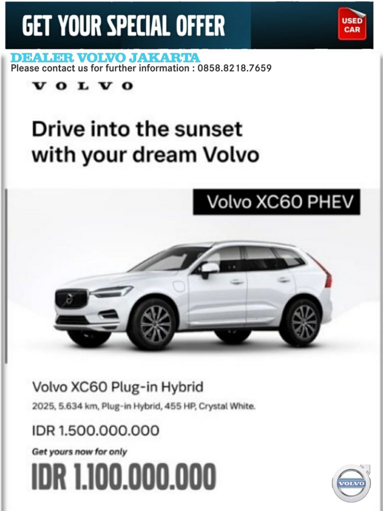 Harga Volvo XC60 PHEV 2025 White Bekas Second Pre-owned