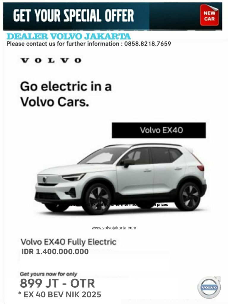 New Volvo EX40 BEV 2026 Harga Spesifikasi Promo