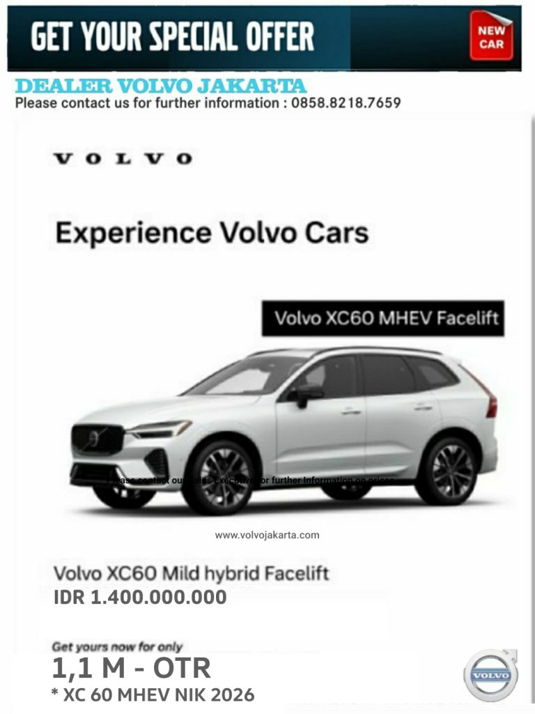 New Volvo XC60 MHEV 2026 Harga Spesifikasi Promo