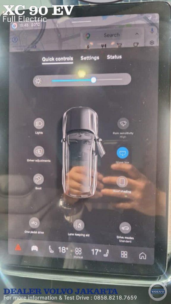 Media Display New Volvo EX90 EV SUV 2026 Indonesia Full Electric Black 75
